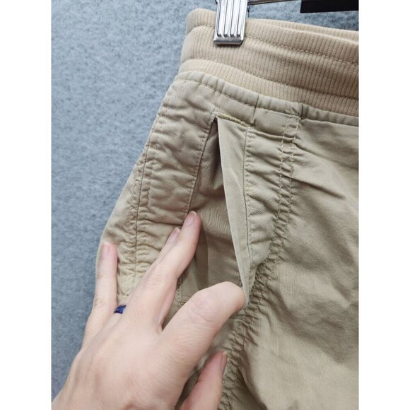 Eddie Bauer Womens Beige Casual Shorts Size 10 With Drawstring Waist Pockets & E - Picture 3 of 8